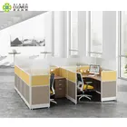 Furniture Foshan Top 5 Furniture Manufacturer 4/6 Seats Modern Design Cubicle Workstation Office Furniture