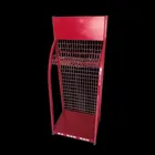 metal shelf talkers wire mesh grocery store shelf storage mesh basket rack