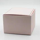 Wholesales custom luxury laser cut metallic paper wedding candy gift favor boxes