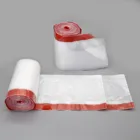 Custom Logo Printing Drawstring Garbage Bag Interleaved Plastic Trash