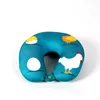 Wholesale Cute Convertible 2 in 1 U Shape Pillow Plush egg Doll Animal Kids Decorative Travel Neck Pillow