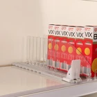 385mm 485mm Auto front facing adjustable breakable retail spring loaded shelf pusher for bottle grocery