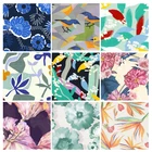 Palin Digital Printed Sand Washed Silk Crepe De Chine Fabric for free masx