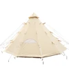 flexible luxury teepee camping tent for outdoor hiking