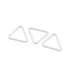 Stainless steel triangle fitting triangle spring ring closed delta rivet for bags