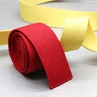 100% Cotton Perfect Quality Custom Colorful High Density Plain Weave Pure Webbing Strap