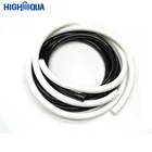 High quality clear vinyl / soft black 1/2 inch ID transparent pvc tube