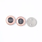 Manufacturer fashionable custom logo metal enamel badge unique epoxy surface pin badge
