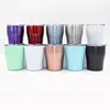 10oz double wall 18/8 stainless steel thermos insulated vacuum travel Wine glass coffee mugs with lid