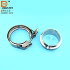 Exhaust System Pipe V Band Pipe Clamp Stainless Steel Turbo Exhaust System Pipe V Band Clamp