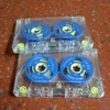 Blank Audio Cassette with Two Reels Cassette, Blue and Yellow Color, Cassette Tape.