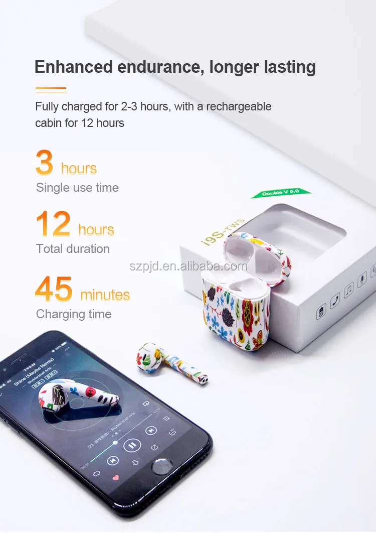 i9s tws Wireless Earphone Touch control Earbuds 3D Surround Sound and Charging case True Wireless Stereo Headphones - ANKUX.COM