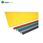 Factory price HIPS Fire Resistant plastic plates sheet 100% virgin material