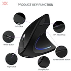 Bluetooth 3.0 Wireless Right Handed Mouse Vertical Charging Functional Ergonomic Mice For Gaming Laptop Desktop