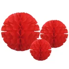2020 new design wholesale Colorful Decorations Set Tissue Paper Honeycomb Balls set for birthday christmas wedding party
