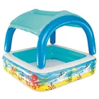 Outdoor plastic baby sun shading inflatable swimming pool