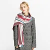best selling autumn winter ladies cashmere warm geometric pattern assorted color scarf