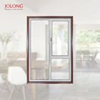 TILT AND TURN OPEN WINDOW OUTWARD CASEMENT SWING WINDOW ALUMINIUM DOUBLE GLASS WINDOW DESIGN NEW