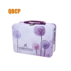 Good quality factory directly tin suitcase lunch box plate metal handle for wholesale