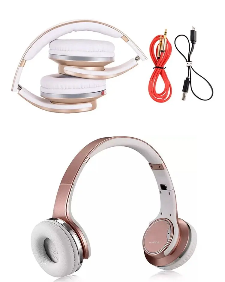 Factory wholesale newest active noise cancelling stereo wireless bluetooth headphone with nfc function - ANKUX.COM