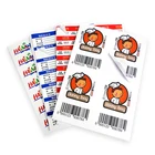 Jetland hot sell die cut letter stickers a4 label 40mmx30mm sticky labels for inkjet printer