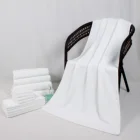 cotton washable plain bath towel for hotel