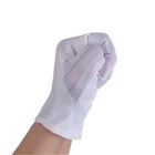 ESD palm fit dotted polyester hand gloves