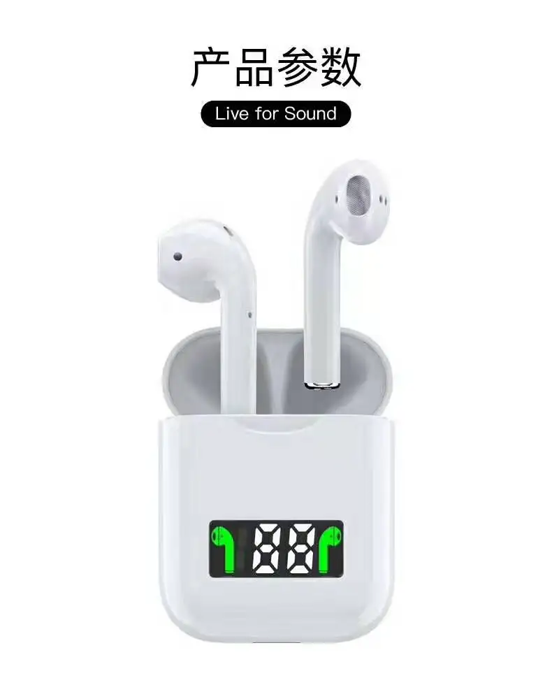 V9 V5.0 Touch with Popup Window True Headphones Wireless Stereo Earbuds Wireless Earphone wireless charging V9 earphone - ANKUX.COM