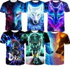 High Quality all over 3D sublimation printing Men t-shirt