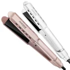 Flat Iron Ceramic Dry and Wet Wholesale Private Label Fast Wide Plate Straighten Hair Straightener