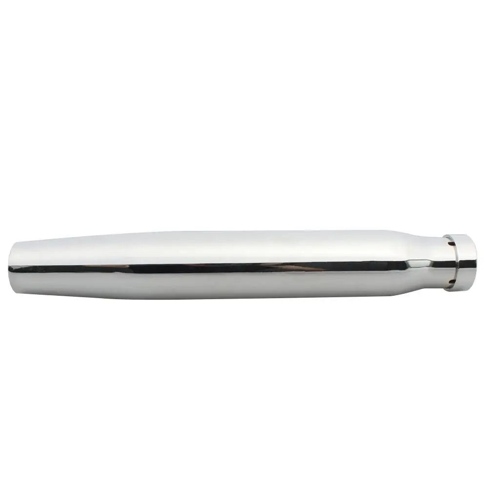 Chrome 430MM Galvanized Iron Motorcycle Exhaust Pipe for Harley Cafe Racer Bike
