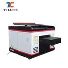 TINCO a3 led uv flatbed digital inkjet printer color photo business card label PVC glass printing