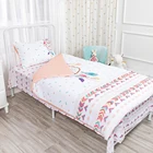 Quiet toddler bed sets dreamnet 3D digital print microfiber kids bedding set for girl