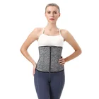 Front Lacing Hook And Zip Neoprene Waist Trainer Shaper Body Slimming 11 Bone Steel Corset
