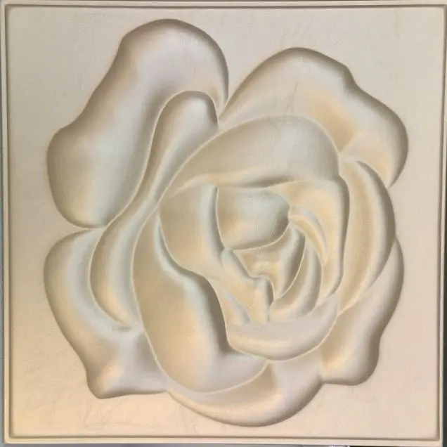 3d leather wall panel styrofoam 3d panel wall coating 3d wall panel with full color