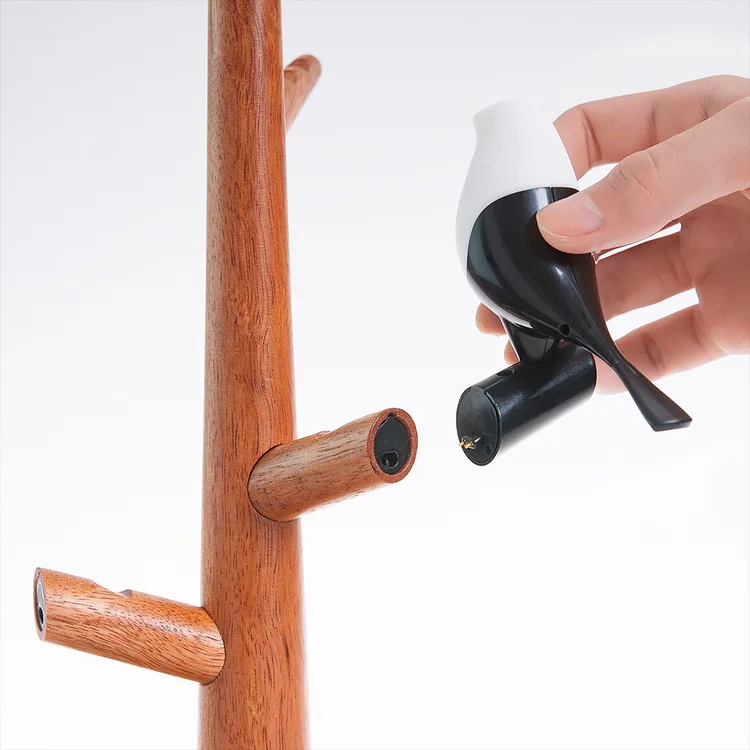 Cute Birdie Children Sheep LED  Desk Lamp Wood Table Night Light For Home Decoration