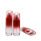 Excellent quality luxury gradient color cosmetics cream glass100ml bottles and jars