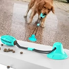 Toy Toys Multifunction Dog Molar Bite Toy Food Dispensing Suction Cup Dog Toys