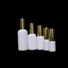 15ml 30ml 50ml boston essential oil bottles and orifice reducer for perfume 0.5oz 1oz chromatic glass dropper bottle