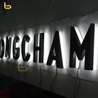 Company Built Company Logo Stainless Steel Built Up 3D Letter Indoor
