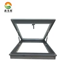 China made sloped glazing and skylight system with high quality basement window
