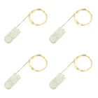 1M 10 LED Fairy LED Copper Wire CR2032 Button Battery Powered Starry String Lights for Party Christmas Wedding