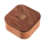 Wholesale Wooden Bamboo Food Tray Bowl Dish Drainer Rack Fruit Dish With Stands