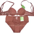Panty Sexy Sexy Fashion Flower Bra And Panty Sets Sexy Deep-V Bra Women Lace Bra