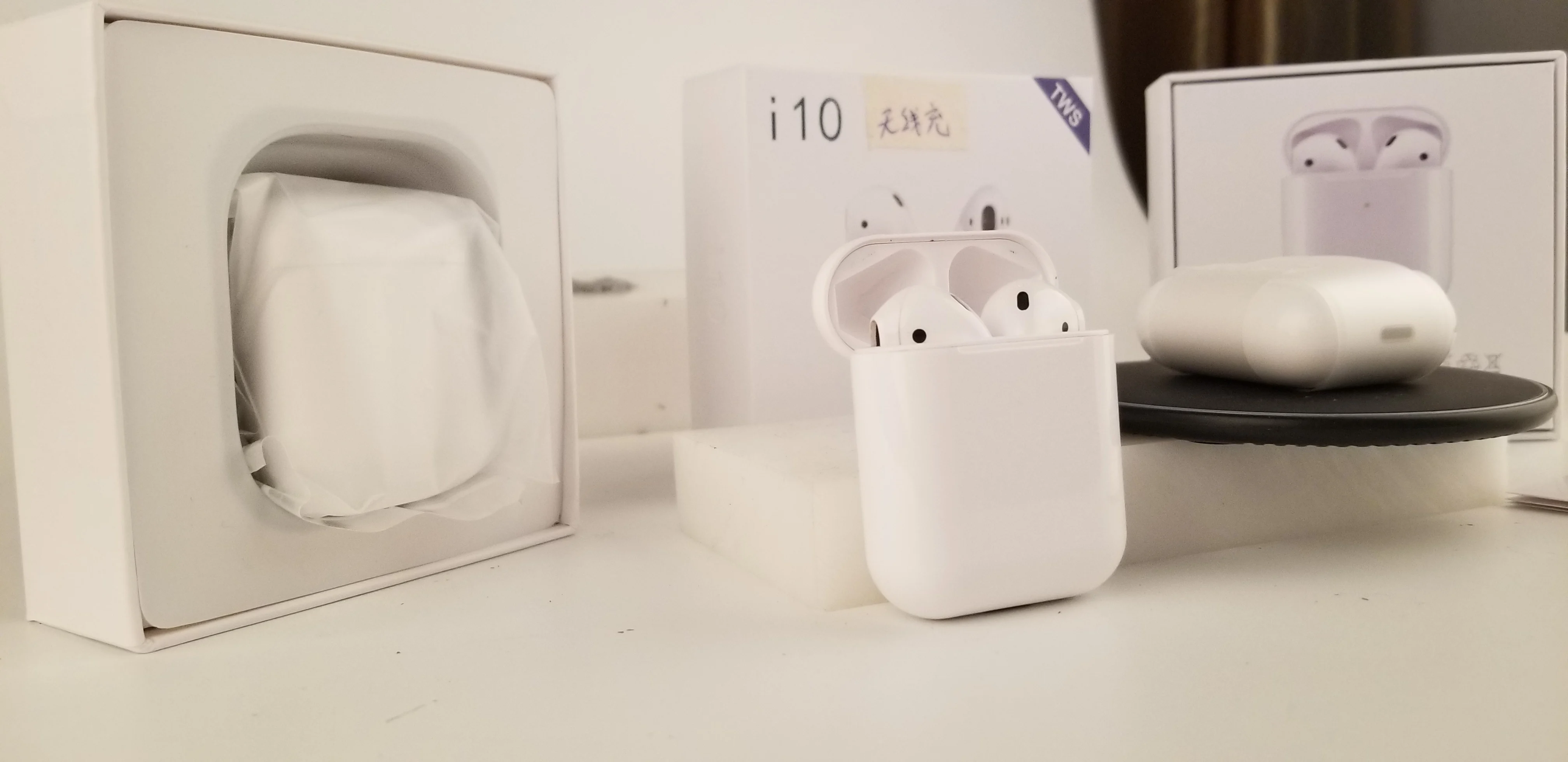 i10 tws 5.0 mini Earphone wireless charging Siri Double Ear hands-free call BT5.0 bluetooth wireless Earbuds i10 - ANKUX.COM