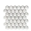 Pure white marble mosaic 3D view exterior wall stone mosaic tiles