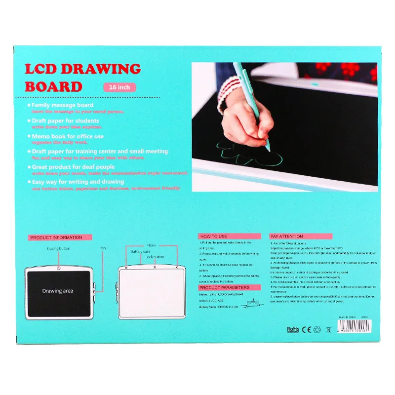 China Good Price Lcd Writing Tablet Digital Drawing Lcd Handwriting Small Blackboard Writing Tablet Kids Playing Toys