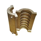 Air cool copper cast in band heater for extruder heating element