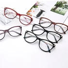 Women Latest Model Spectacle Frame Diamond Studded Glasses TR90 Frame Optical Glasses