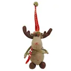 New products 40cm christmas reindeer and sleigh kids plush dolls christmas decoration